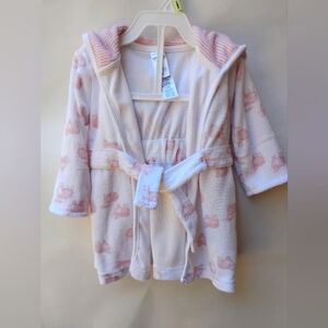 Carter's Baby Girl Hooded Bathrobe